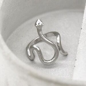 Statement Snake Outline Ring